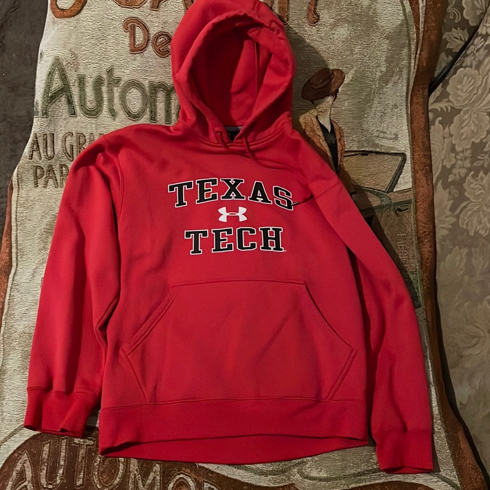 TEXAS TECH Red Raiders Under Armour Hoodie Sweatshirt sz Adult Small